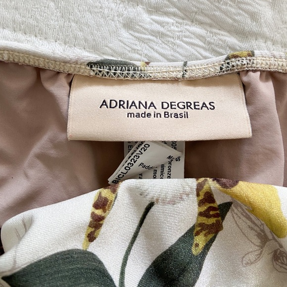 Adriana Degreas Long Triangle Bikini Leopard Orchid Print size Large new no tags - Picture 2 of 6